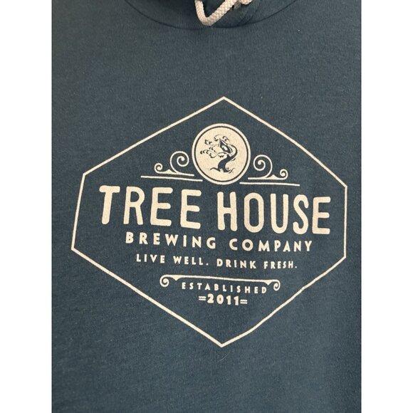 Tree House Brewing Company (MA) Blue Woman's  Large Hoodie READ - Picture 3 of 12